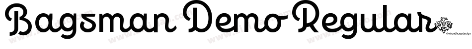 Bagsman Demo Regular字体转换